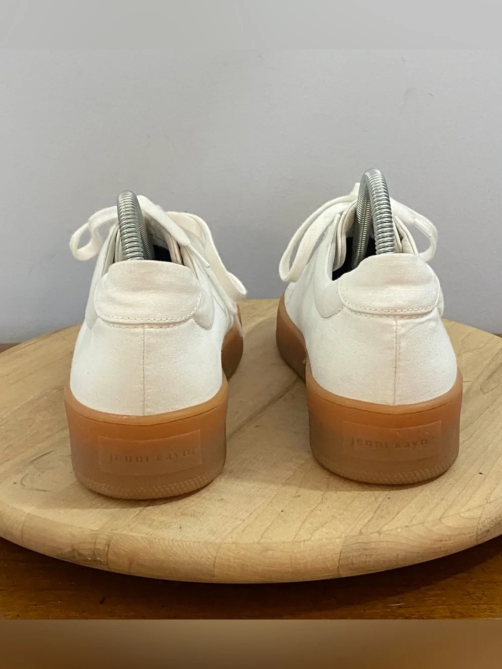 Jenni Kayne Canvas Skater Cream White Sneakers‎ Women’s EU 39 US 9 Casual